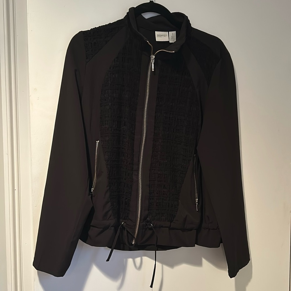 Zenergy by Chicos black jacket size 1-smalll